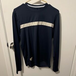 Tracksmith Navy Long Sleeve Tee